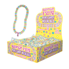 A 24 Piece Case of Penis Candy Necklaces