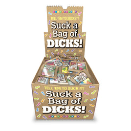 A 100 Pack Case of "Suck A Bag of Dicks" Cany