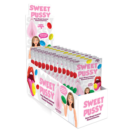 A 12 Pack Case of Gummy Pussies - Sweet Pussy