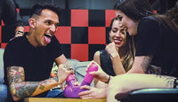 The cum face game being played