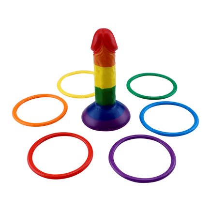 Rainbow Pecker Ring Toss