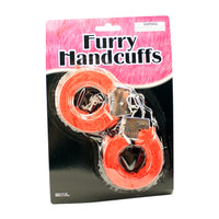 Furry Handcuffs - Hand Cuffs With A Little Fur - Bachelorette.com Bachelorette Party Supplies