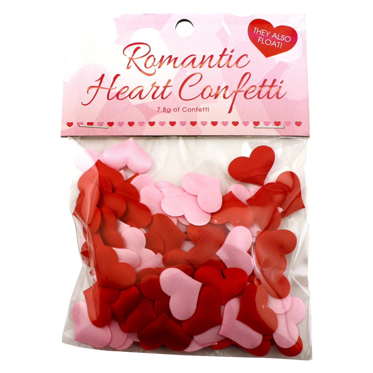 Heart Confetti - Bachelorette Party Decorations - Red and Pink, 7.8g