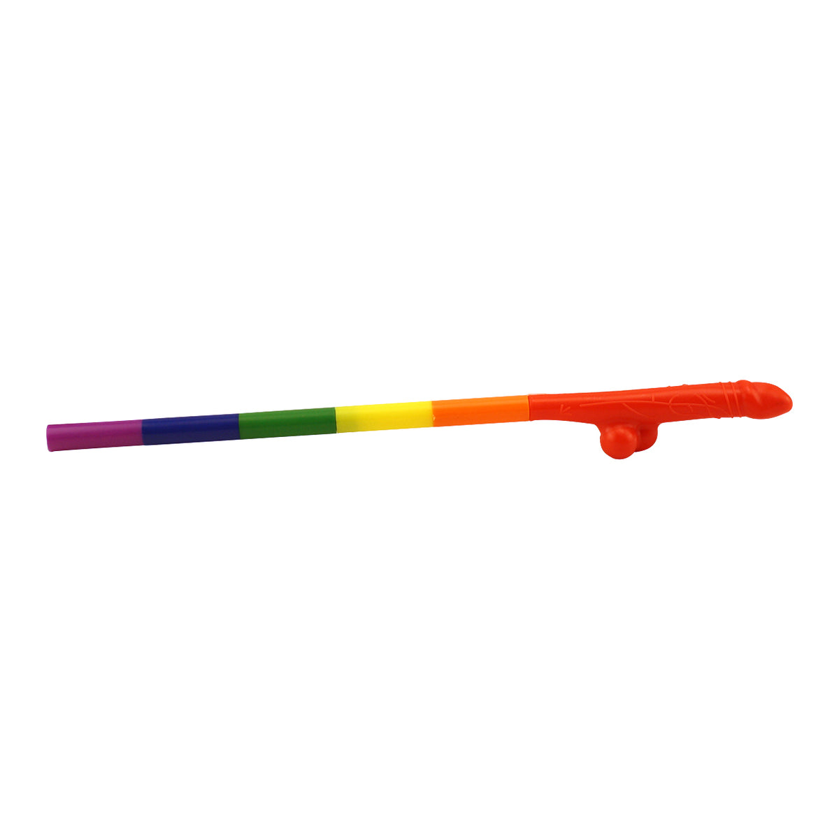 Glow In The Dark Rainbow Penis Straws - 6 Pack - Spencer's