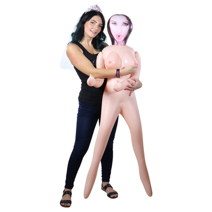 Cheap Date Blowup Doll - Brunette