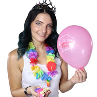 Pink and Purple Bachelorette Party Balloons - 12