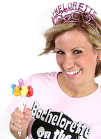 6 Penis Lollipops In A Bouquet Held by Bachelorette