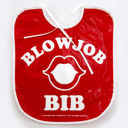The Blow Job Bib Front View