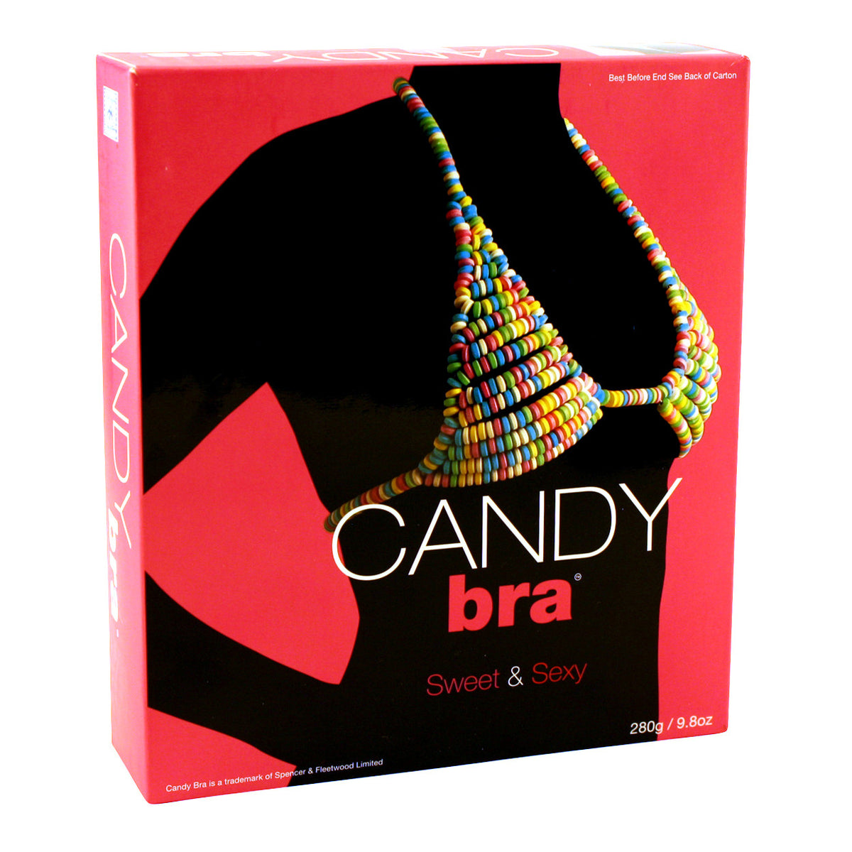 Edible Underwear Candy Bra and G-String Set (New - Rainbow)