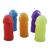 Rainbow Pecker Candles - Five Colors