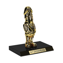 The #1 Dickhead Award -  Penis Trophy