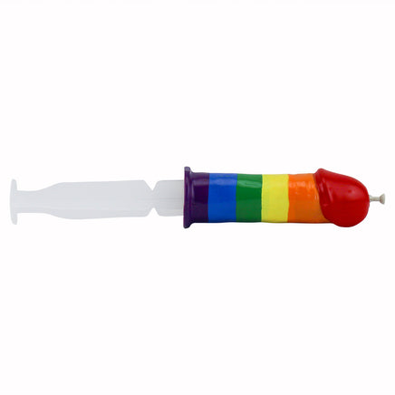 Pecker Shot Syringe- Rainbow