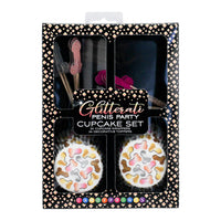 Glitterati Penis Party Cupcake set