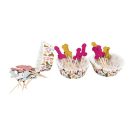 Glitterati Penis Party Cupcake set