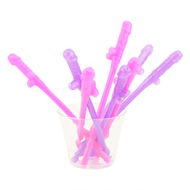 Super Fun Penis Straws - 8 pack