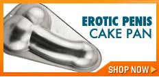 Gay bachelor party supplies - Gay penis cake pan