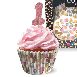 Glitterati Penis Party Cupcake set