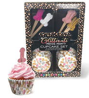 Glitterati Penis Party Cupcake set