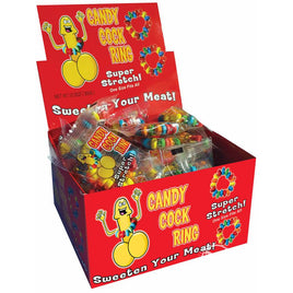 A 50 Piece Case of Candy Cock Rings