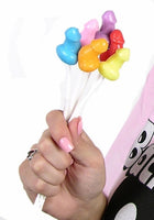 6 Penis Lollipops In A Bouquet - 6 Different Colors