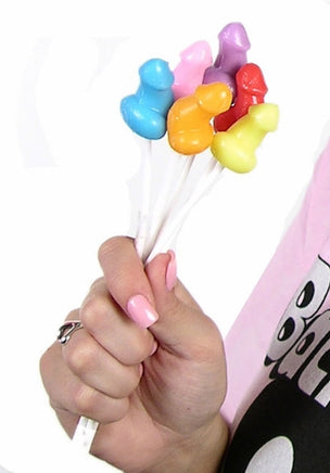 6 Penis Lollipops In A Bouquet - 6 Different Colors