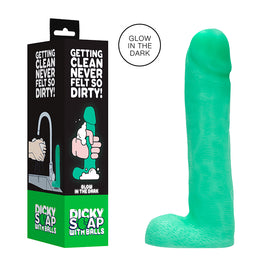 Glow in the Dark Penis Soap With Balls - GITD