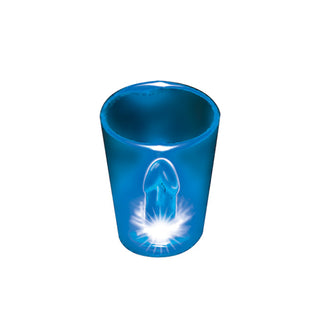 Light Up Penis Shot Glass - Blue