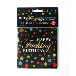 Happy Fucking Birthday Napkins