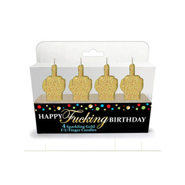 Happy Fucking Birthday FU Candle Set