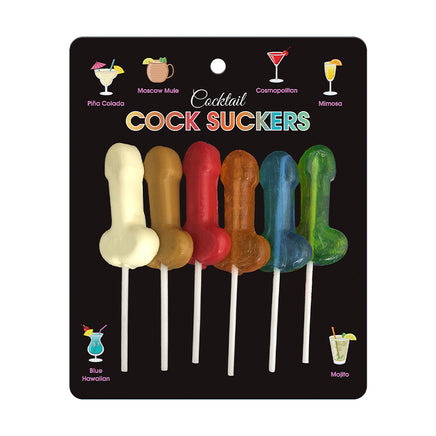 Cocktail Cock Suckers - 6 Booze-Inspired Lollipops