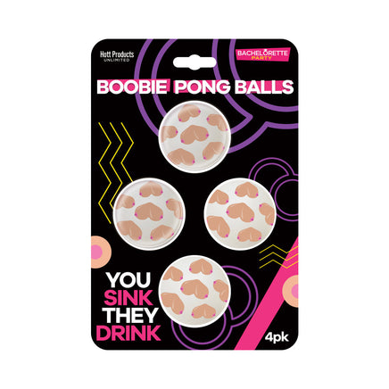 Boobie Beer Pong- 4 Balls
