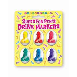 Super Fun Cocktail Markers - 6-Piece Set