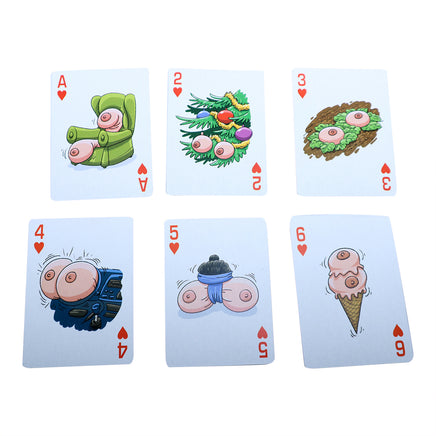 Silly Boobs Playing Cards