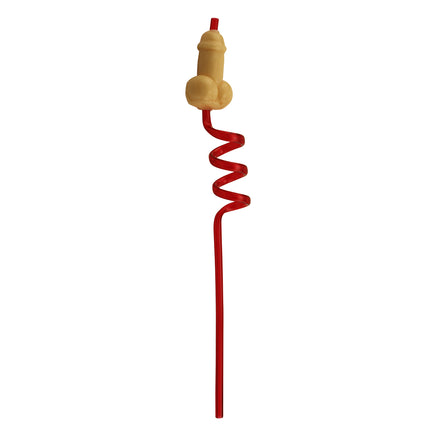 Penis Lollipop Swirly Straw