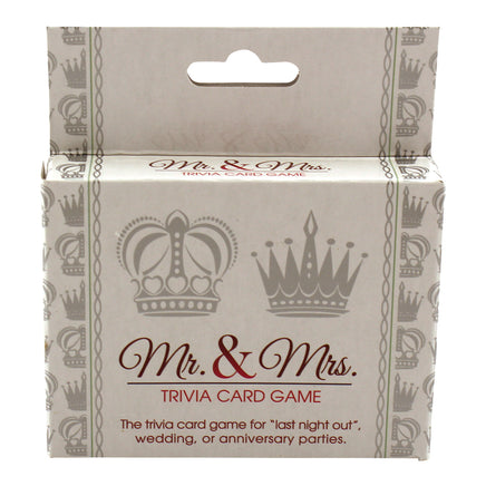 Mr. and Mrs. Trivia Card Game