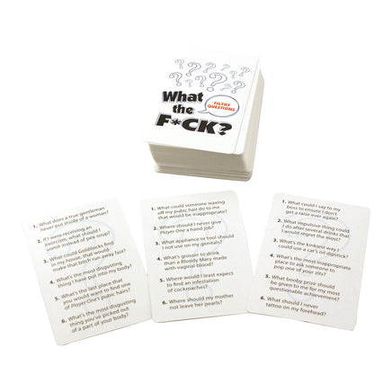 What the F*ck? Filthy Questions Sample Cards