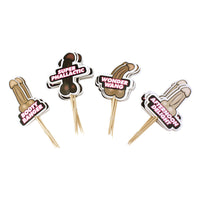 Naughty Cake Toppers 24 Pack