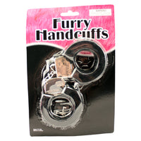 Furry Handcuffs - Hand Cuffs With A Little Fur - Bachelorette.com Bachelorette Party Supplies