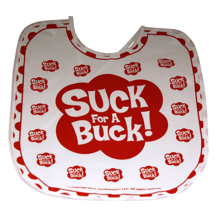 Suck for a Buck Bib - Bachelorette.com Bachelorette Party Supplies