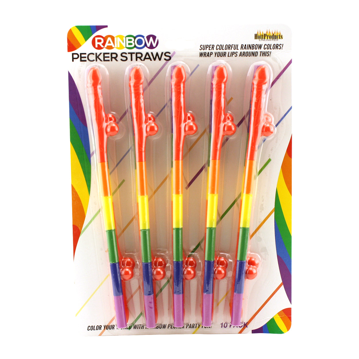 plastic reusable penis straws 10 assorted