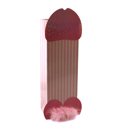 Pink Penis Gift Bag - Bachelorette.com Bachelorette Party Supplies
