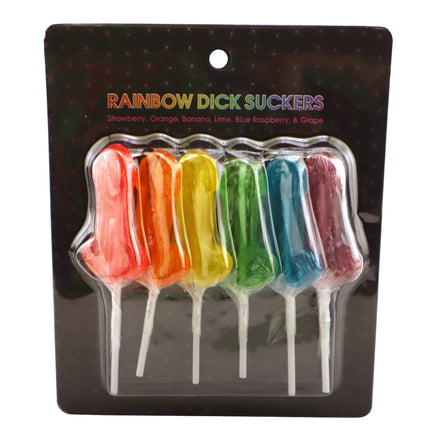 6 Flavor Rainbow Dick Suckers