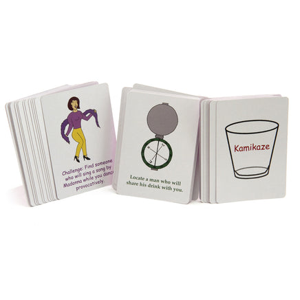 Bachelorette Bar Challenge Game Sample Cards