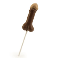 Small Black Chocolate Penis Sucker Front View