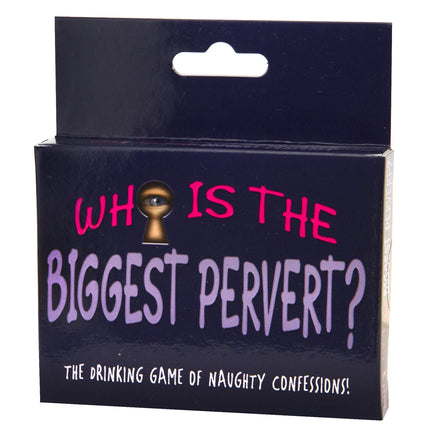 Who Is the Biggest Pervert Card Game Box Front
