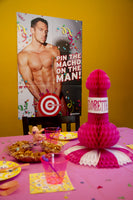 Pin The Macho On The Man Game at the Bachelorette Party