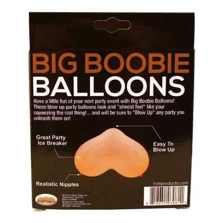 Big Boobie Balloons - Box Rear View