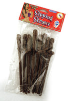 Black Penis Straws - 10 Straws