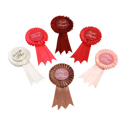 Award Ribbons for Party Guests - Six Designs