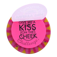 Bride-to-Be Party Pin Wearable Game - Give Me a Kiss on the Cheek!
